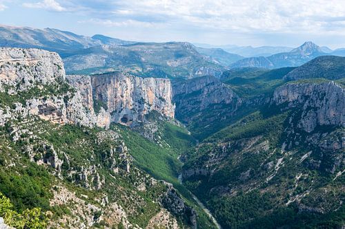Vue magnifique sur les gorges du Verdon