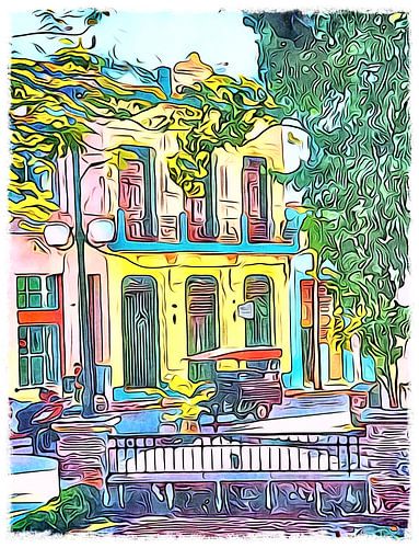 On the road in Cuba, motif 13