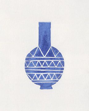 Linocut Vase #8, Alisa Galitsyna by 1x
