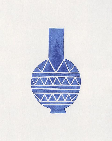 Linocut Vase #8 by Alisa Galitsyna