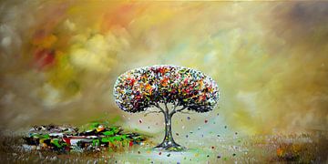 Dream Tree van Gena Theheartofart