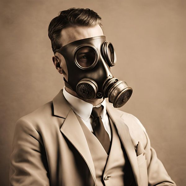 Groom Gas Mask by FoXo Art