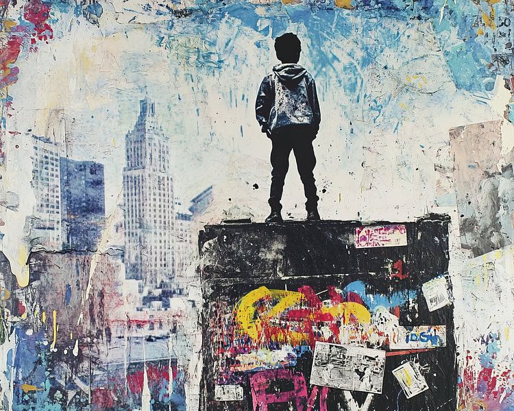 City Silhouette | City Silhouette by Eye catching paintings