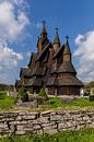 Heddal Staafkerk, Noorwegen van Adelheid Smitt thumbnail