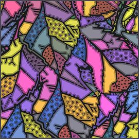 GRAFISCHE PRINT  BLADEREN LOOFBOOM by IYAAN