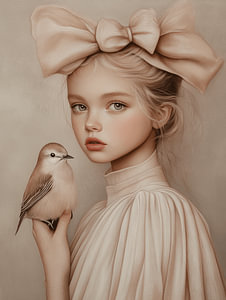Das Mädchen und der Vogel