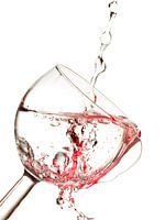 Wijnglas rood