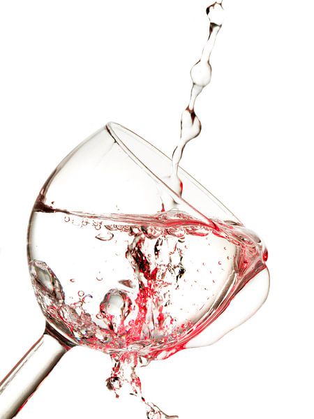Wijnglas rood par Eddy Verveer