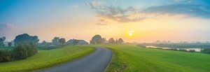 IJsseldelta autumn sunrise