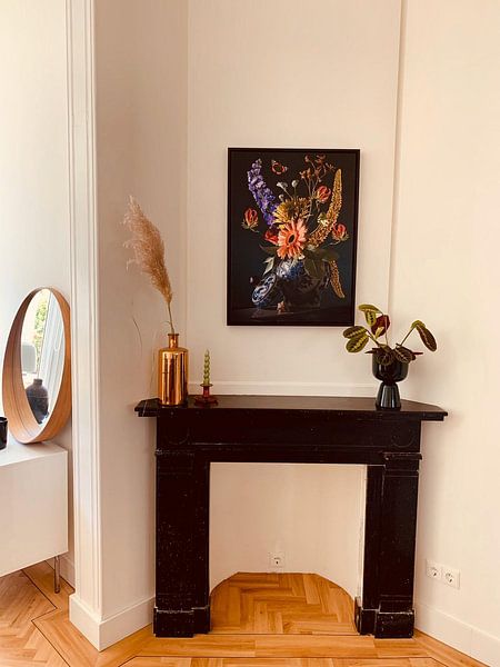 Customer photo: Royal Flora by Fine Art Flower - Artist Sander van Laar, on canvas