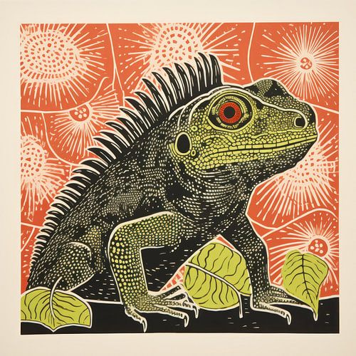 Whimsy Folk Emberfield Leguan