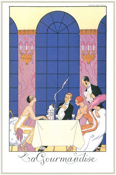 George Barbier - La Gourmandise van Peter Balan