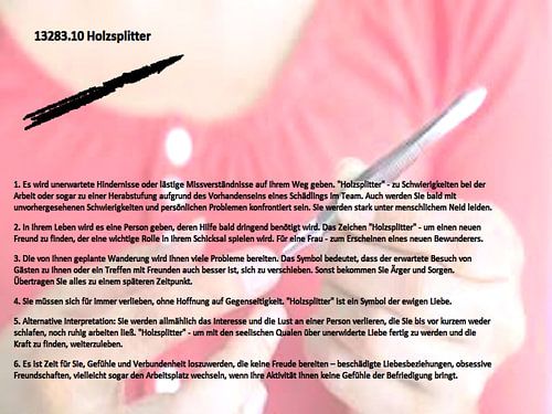 Houtsplinter 13283.10