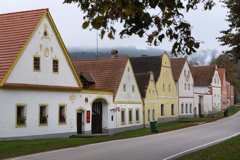 Traditionelle Häuser in der Tschechischen Republik von Anges van der Logt