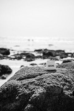 For a while offline | Summer in Brittany | Black-and-white photo print | France travel photography by HelloHappylife