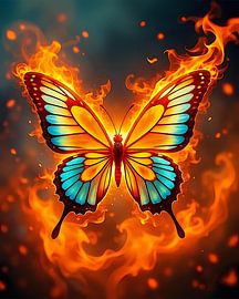 Farbige Flügel des Feuers von Jean Pierre