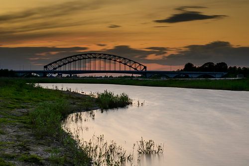 De "oude" IJsselbrug bij Zwolle