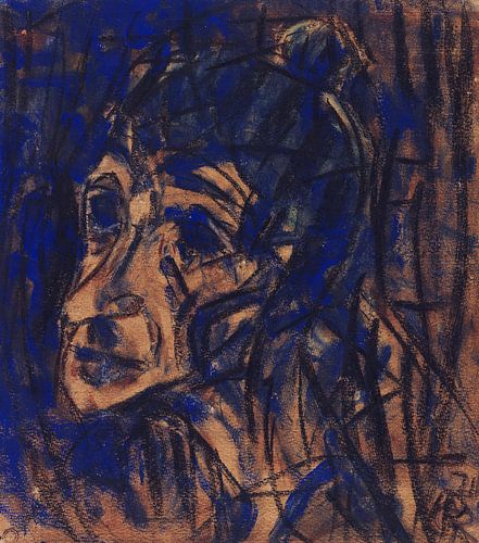 Gezicht, Christian Rohlfs, 1921