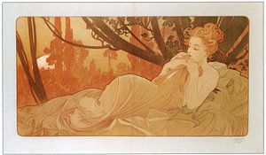 Crépuscule d'Alphonse Mucha