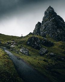 Along the cliffs of Storr