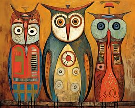 Owl Tin by ARTEO Paintings