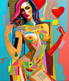 Nu Pop Art sur Peintures accrocheuses