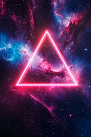 Luminous triangle in the universe by Poster Art Shop