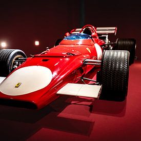 Ferrari one-person racer (monopod) in the famous Ferrari red by autofotografie nederland