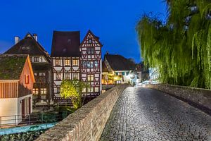 ULM Häuslesbrücke am Abend