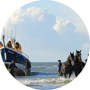 Paardenreddingsboot van Rinnie Wijnstra (FotoAmeland )