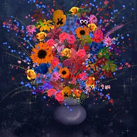 Bunch of flowers by C Dekker