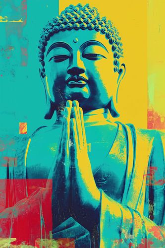 Pop Art Boeddha | Oosterse spiritualiteit + Westerse Pop Art