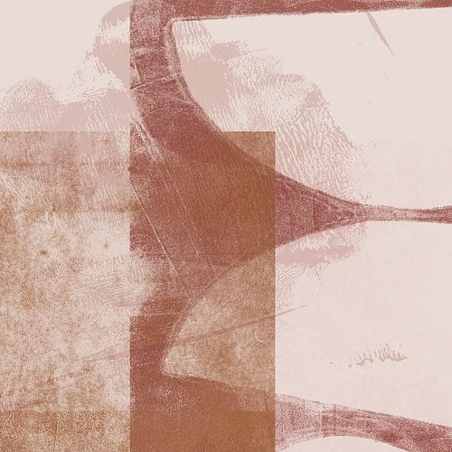 Raw Romance. Moderne abstracte kunst in warme kleuren II