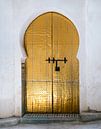 Gouden deur in Marokko | decoratieve architectuur | reisfotografie van Studio Rood thumbnail