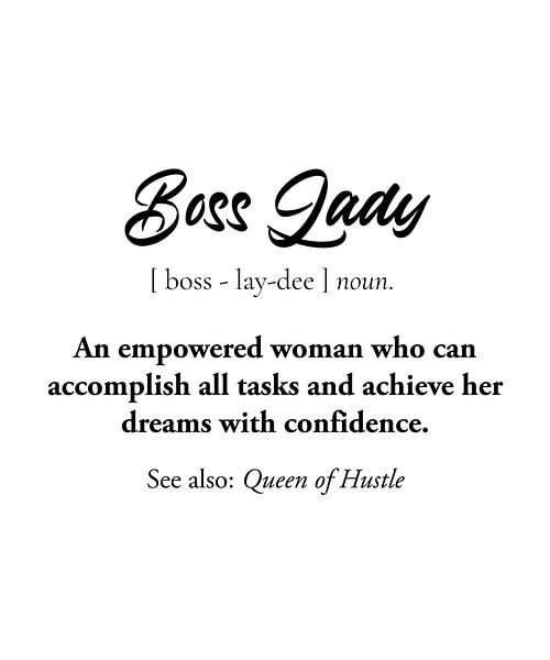 Mug Boss Lady - Cadeau pour femme autonome, confiance et motivation par xtrendit studio