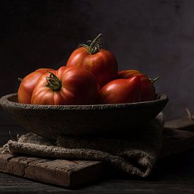 Schale mit Tomaten von Anoeska Vermeij Fotografie