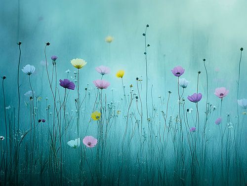 Field Splendour in Pastel | An Ode to Summer Flowers