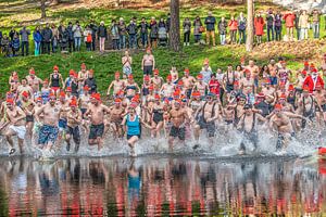 Nieuwjaarsduik Zeekoelen Brunssum 2015