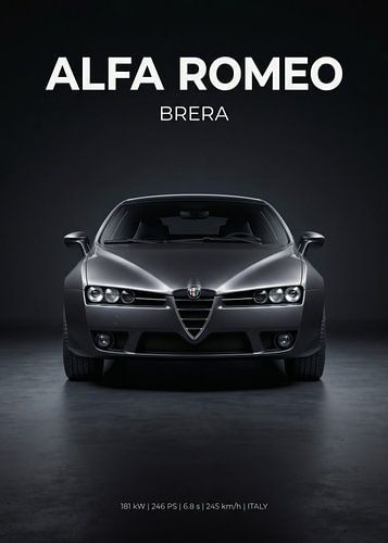Alfa Romeo Brera : vue de face, photo en studio