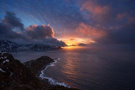 Flaget sunset von Wojciech Kruczynski