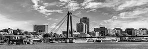 ROTTERDAM Willemsbrug en panorama | Monochrome