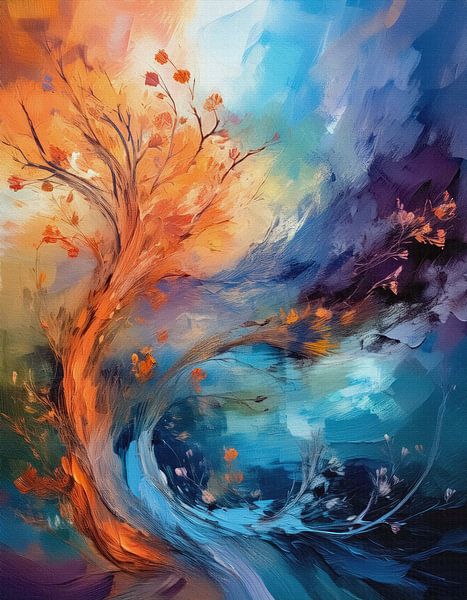 Tourbillon d'automne par Moonheart Artworks