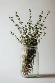 Kräuter im Glas von Poster Art Shop