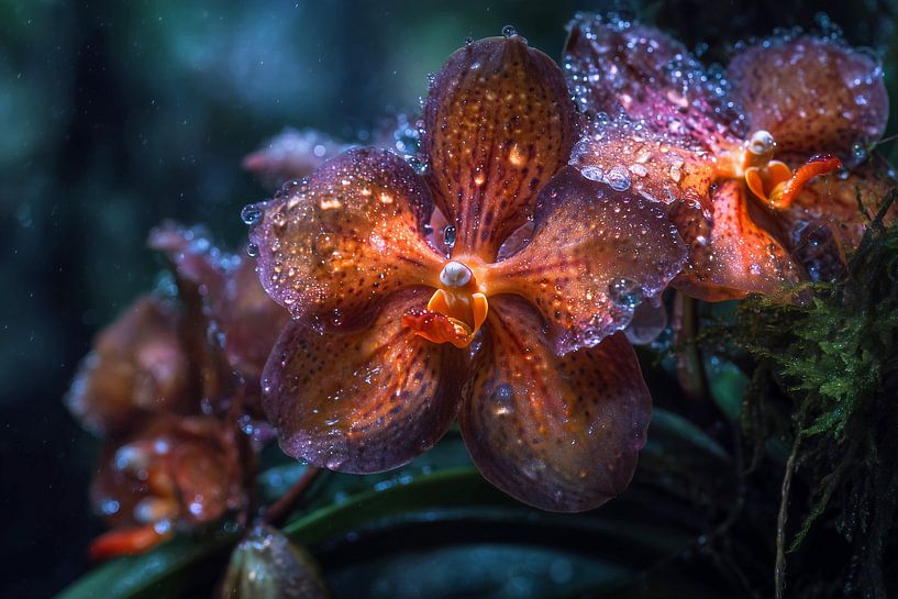 Orchidée Vanda orange par Steffen Gierok