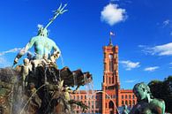 Rotes Rathaus und Neptunbrunnen von Frank Herrmann Miniaturansicht