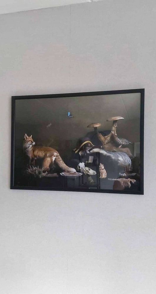 Hunting still life with various animals "Royal Still"  by Fine Art Flower - Artist Sander van Laar 