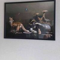 Kundenfoto: Jagdstillleben mit verschiedenen Tieren "Royal Still von Sander Van Laar, als poster