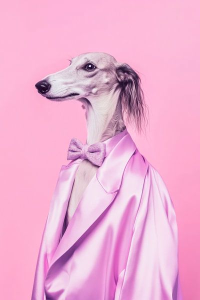 Borzoi by Poster Art Shop