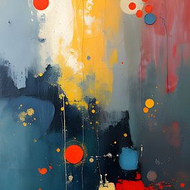 Gravity of Colors van Rita Tielemans Kunst