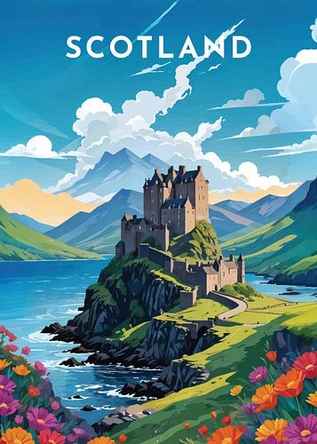 Majestueus kasteel in de Schotse Hooglanden